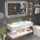 Modern Simple Bathroom Cabinet Combination Bathroom Set Bathroom Marble Wash Stand Wash Basin Wash