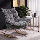 Desiny Lazy Sofa Nordic Foldable Chair Rocking Chair Family Balcony Bedroom Reclining Chair