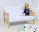 Fart mom INS Nordic solid wood stool small sofa children's room kindergarten decoration baby photo