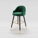 Bar Chair Modern Simple Light Luxury Household Bar Stool Thickened Iron Back Chair Comfortable Soft