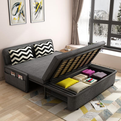 Dual-purpose Sofa Single and Double 1 1.2 1.5 1.8 m Folding Bed Living Room Study Small Apartment