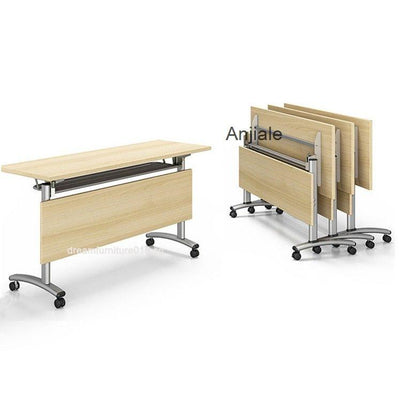 CONSIDER Folding Training Table Removable Splicing Double Long Table Office Desk