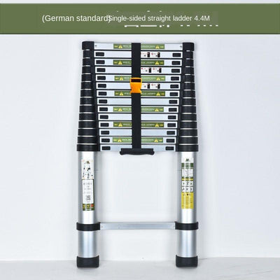 4-meter Retractable Telescopic Climbing Anti-skid Ladder Straighten Portable Sub-ladder 5-meter