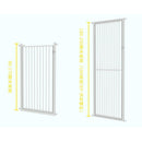 Cat Cage Pet Fence Anti Cat Door Fence 80-230cm Dog Baffle Anti Cat Household Isolation Fence Indoor