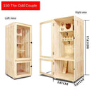 Cat Cage Villa Apartment Solid Wood With Climbing Rack House Dispaly Cabinet Four Seasons Universal