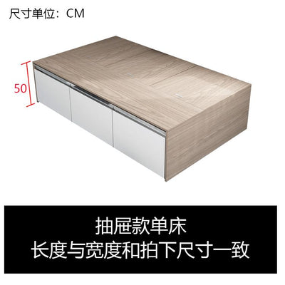 Bookcases One Custom Step-by-step Rice Single Bed Small Tatami Storage Bed Japanese-style High Box