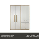 Nordic Wardrobe Simple Modern Economy Assembly Two-door Board Simple Custom Small Bedroom Wardrobe