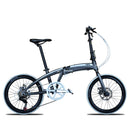 HITO X4 Aluminum Folding Bicycle Shimano7 Speed Aviation Material Ultra-light Portable Bicycle Men