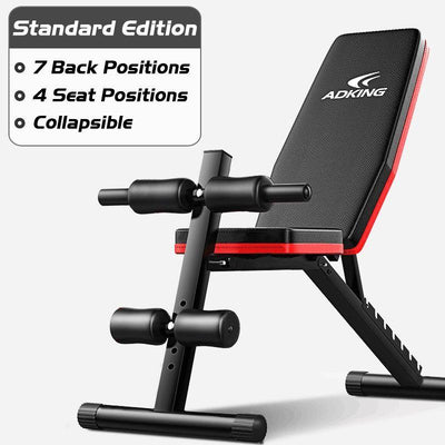 Zero Workout Bench Home Gym Bench Foldable Dumbbell Bench Press Workout Bench