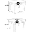 SENBIJU Dinning Table With Chair Wooden Combination Modern Simple Household Small Family ZL