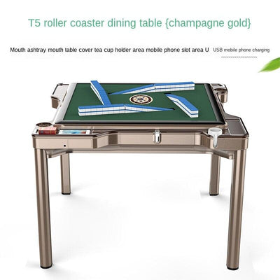 SHANJIE Majiang Table Shanghai Automatic Dual-purpose Roller Coaster Mute Electric Folding Mahjong