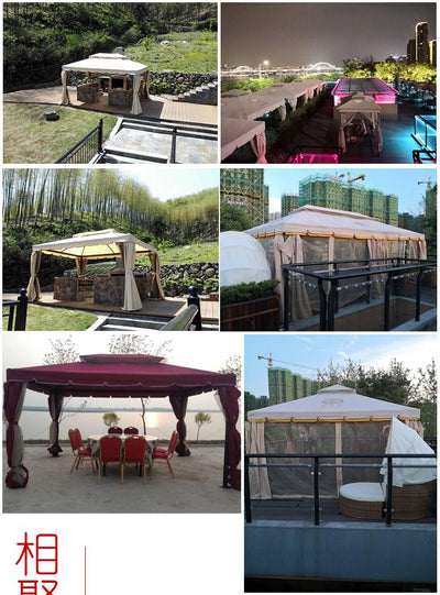 Sunshade Courtyard Roman Tent Umbrella Outdoor Canopy Rain-proof Stall Yurt Large Shed