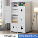 Simple Wardrobe PVC Plastic Bedroom Environmental Wardrobe Dormitory Wardrobe Organiser