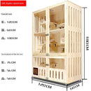 Wood Four Solid Seasons Universal Closed Luxury Apartment House Household Cat Cabinet