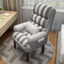 Chair Omlin Office Lazy Sofa Computer Chair Japanese Folding Reclining Chair Single Cloth Sofa 【In