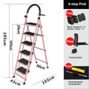 Kinbolee Indoor Step Stool Household Ladder Folding Climb Ladder Thick Multi-purpose Telescopic