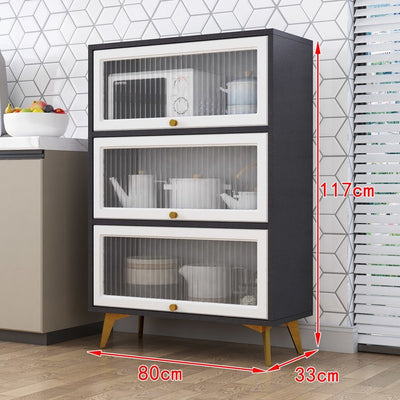 Kitchen Cabinet Multi-layer Kitchen Storage Rack Kitchen Shelf