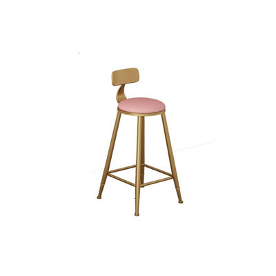 Household Modern Simple Leisure Coffee Milk Tea Shop Table And Bar Chair High Foot Stool