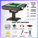 YICHANG Mahjong Machine Fully Automatic Mahjong Table Household Dual Purpose Hot Sale Imitation Wood