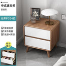 Smart Bedside Table Wireless Charging Bedside Cabinet With USB Sockets And 3-Color Light Chinese