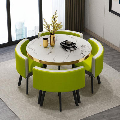 Dining Table Dining Table Set Light Luxury Dining Table and Chair Small Round Table OfficeTable and