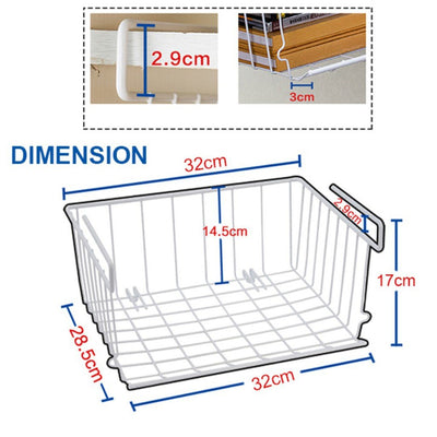 Adjustable Wardrobe Rack Stable Organizer Closet Clothes Storage Laundry Basket