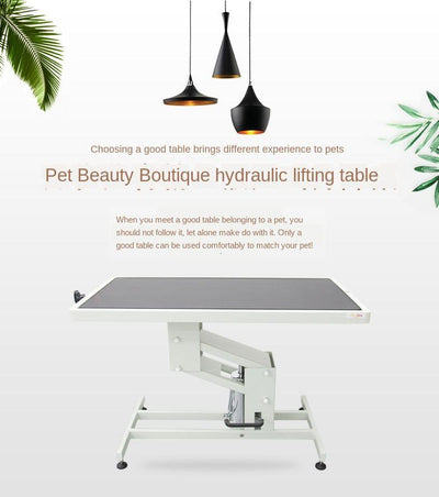 Pet Grooming Table Hydraulic Lift Golden Retriever Dog Hair-blowing Haircut Large Size Beauty Table