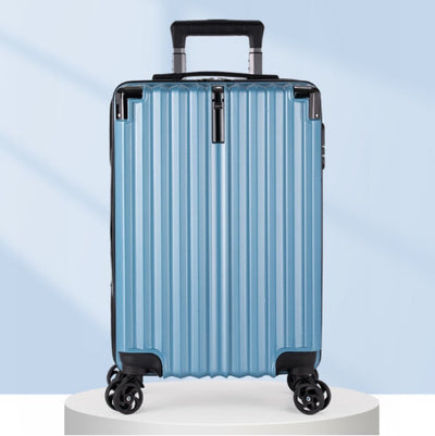 Black Luggage Trolley Bag Lightweight Suitcase 20inch Luggage Trolley Bag With Hanger Luggage Bag