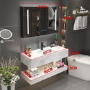 Modern Simple Bathroom Cabinet Combination Bathroom Set Bathroom Marble Wash Stand Wash Basin Wash