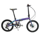 KOSDA KSD-5 Foldable Bicycle 20-inch 9-speed Variable Speed Bike Plating Aluminum Alloy Frame Super