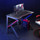 【2022 NEW】E-sports Gaming Table Computer Table With RGB Lighting Home Ergonomic Study Table Study