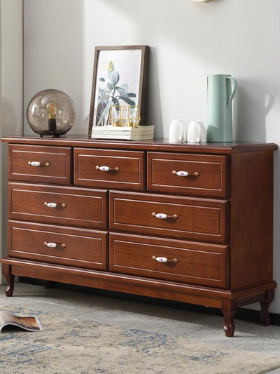 Nordic Solid Wood Simple Modern Bedroom Storage Living Room Cabinet Chest of Drawers Special Price