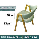 Nordic Backrest Dining Chair Leisure Iron Home Computer Chair Simple Modern Lazy Student Makeup