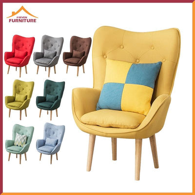 Lazy Sofa Home Fabric Sofa Chair Bedroom Recliner Sofa