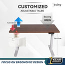 Desiny Customized Standing Desk Electric Height Adjustable Study Table Home Office Table