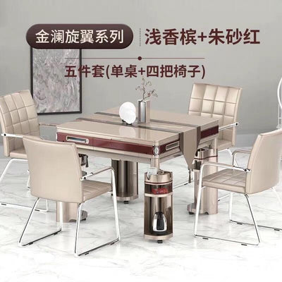 Guiyang Sichuan home automatic mahjong machine table dual purpose mahjong table electric four port