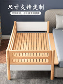 Baby Bed Widened Bedside Solid Wood Children's Crib Stitching Big Bed Children's Single Bed