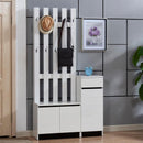 Cabinet Household Door Simple Modern Entrance Hall Hanging Coat Rack Large Capacity Partition Shoe