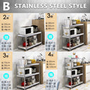 Foldable Kitchen Rack kitchen Organiser Multi-layer Pot Rack Microwave Rack/oven Storage Rack/toast