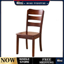 BEIMU Solid Wooden Dining Chair Family Hotel Restaurant Chair Log Chair