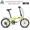 Hito X6 Foldable Bicycle Shimano 7-speed 20/22 inch Folding Bicycle Aluminum Frame Ultra Light 52T