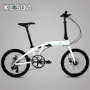 KOSDA KSD-2 Foldable Bicycle 20 Inch 8 Variable Speed Aluminum Alloy Bicycle Portable Ultra-light