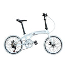 Hito DZ Foldable Bicycle Folding Bicycle SHIMANO 6-Speed 20 Inch Shock Absorber V Brake High Carbon