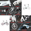 Hito X6 20/22 Inch Foldable Bicycle Shimano 7-speed Variable Speed Bicycle Ultra-light Aluminum