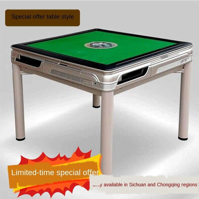 Full-automatic Dual-purpose Folding Electric Household Four-mouth Table Tea House Mute Mahjong