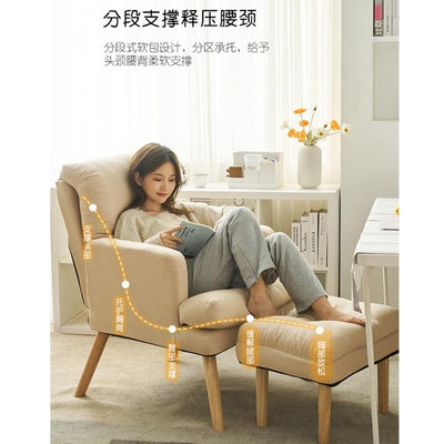 Lazy Sofa Multifunctional Foldable Back Chair Recliner