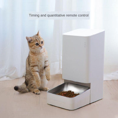 Pet Large Xiaomi and Dog Xiaojian Capacity Intelligent Cat Food Timing Quantitative Automatic Feeder