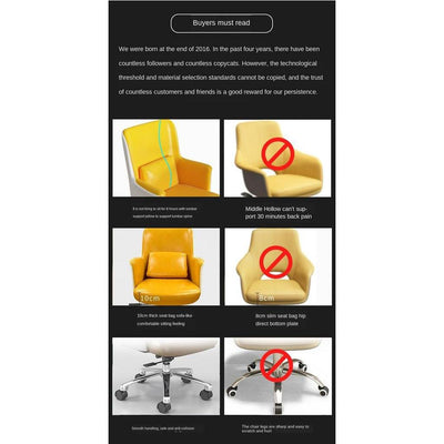 Student Study Lifting Nordic Simple Computer American Style Desk Swivel Backrest Home Office Chair