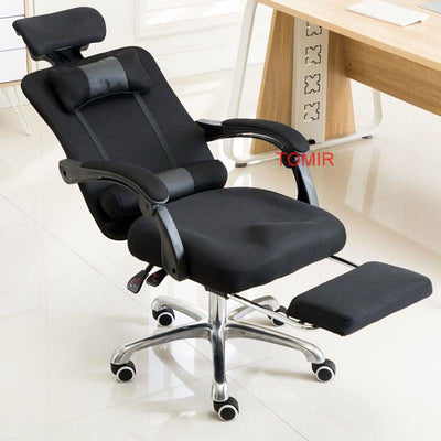 Ergonomic Computer Chair Home Office Chair Reclining Lift Staff Back Swivel Chairs