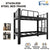 Lu Double Decker Bed Stainless Steel Single Bed Frame High Load-bearing Free Bed Board